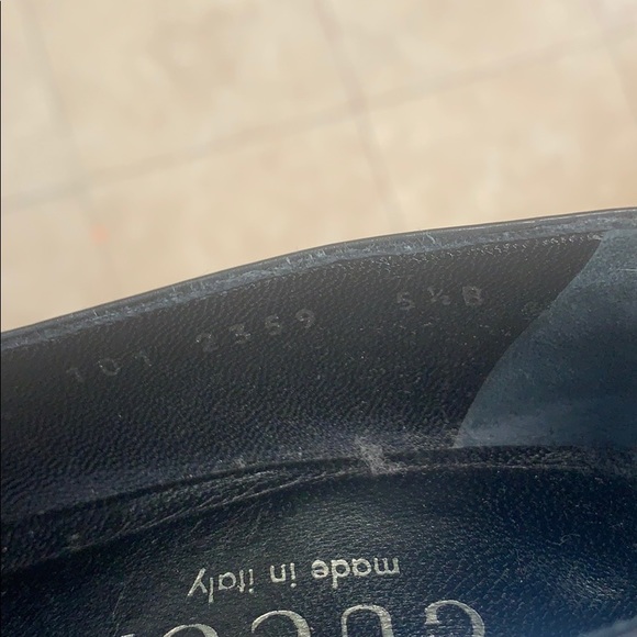 Gucci size 5.5B pumps with stacked block heel - Picture 5 of 6